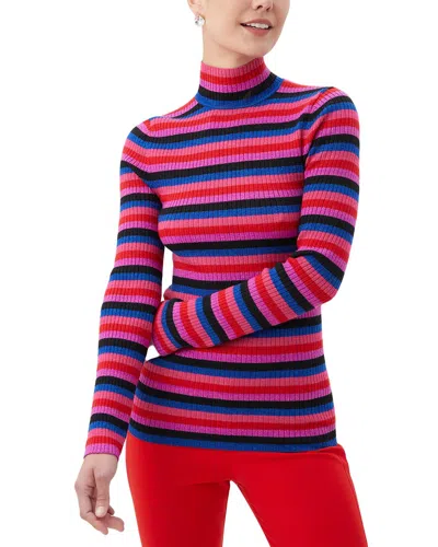 Trina Turk Hempstead Sweater In Pink Multi