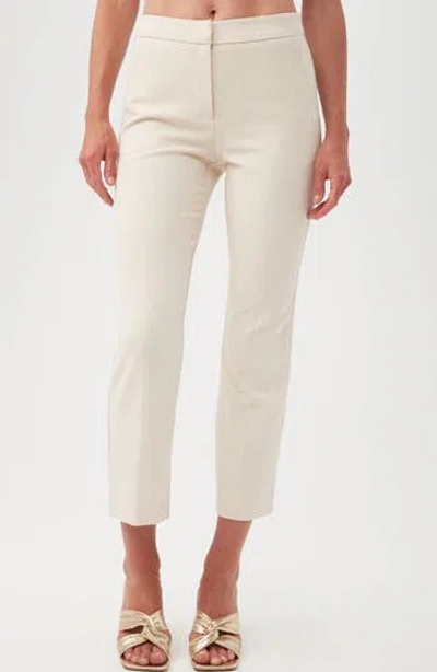 Trina Turk Highland Park Crop Pants In Cream