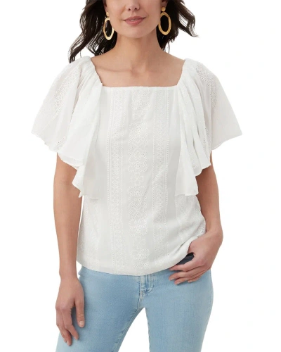 Trina Turk Hollywood Top In White