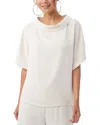 Trina Turk Honeysuckle Top In Ecru