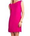 Trina Turk Horizon Dress In Warm Magenta In Multi
