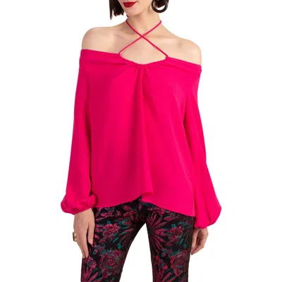Trina Turk Hydra Top In Pink