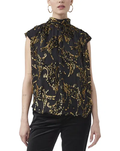 Trina Turk Imogene Silk-blend Top In Multi