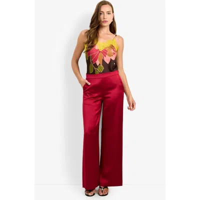 Trina Turk Ines Pant In Red