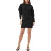 Trina Turk Jacaranda Long Sleeve Ponte Dress In Black