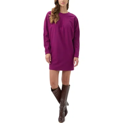 Trina Turk Jacaranda Long Sleeve Ponte Dress In Purple