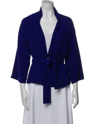 Pre-owned Trina Turk Jacket In Blue