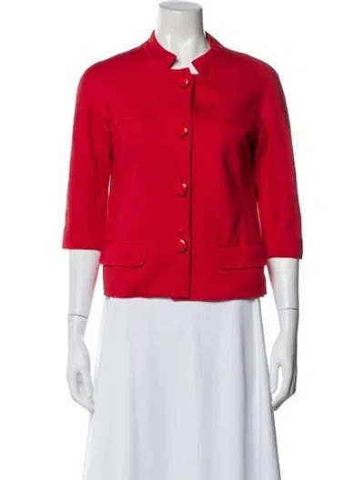 Pre-owned Trina Turk Jacket In Red