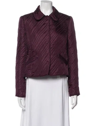 Pre-owned Trina Turk Jacket W/ Tags In Burgundy