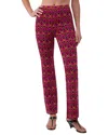 Trina Turk Kick Flare Jacob Pant In Purple In Red