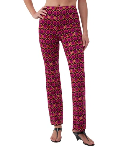 Trina Turk Jacoba Pant In Burgundy