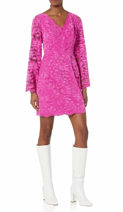 Trina Turk Jinnie Dress In Fumiko Fuchsia In Multi