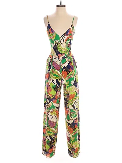 Pre-owned Trina Turk Jumpsuit In Green