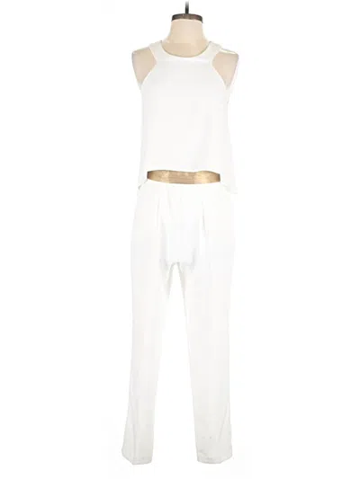 Pre-owned Trina Turk Jumpsuit In White