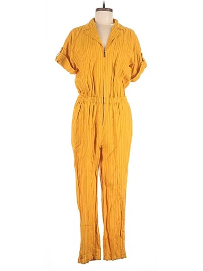 Pre-owned Trina Turk Jumpsuit In Yellow