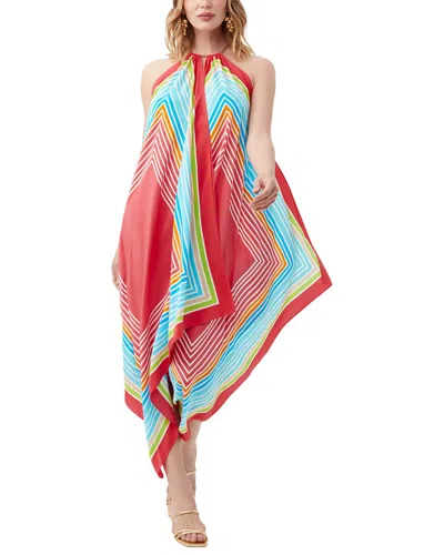 Trina Turk Justinian Silk Dress In Multi