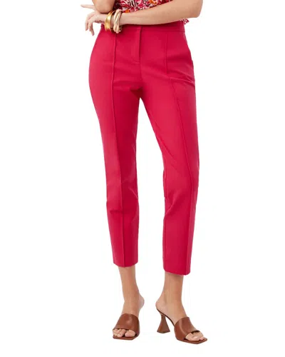 Trina Turk Kait Slim Pant In Pink