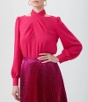 Trina Turk Kanai Top In Fairy Fuchsia