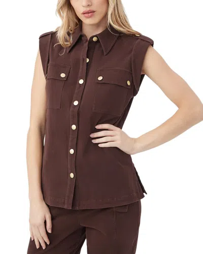 Trina Turk Kaya Top In Brown