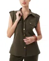 Trina Turk Kaya Top In Green