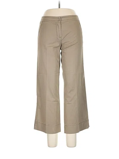 Pre-owned Trina Turk Khaki Pant In Tan