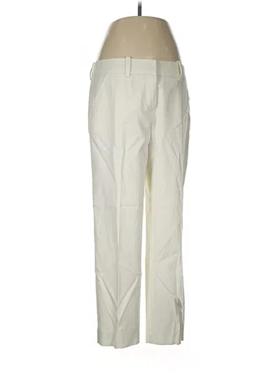 Pre-owned Trina Turk Khaki Pant In White