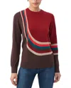 Trina Turk Kimberley Wool Sweater In Multi