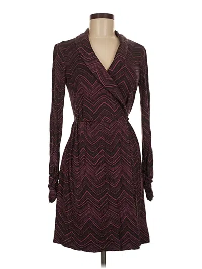 Pre-owned Trina Turk Kimono In Burgundy