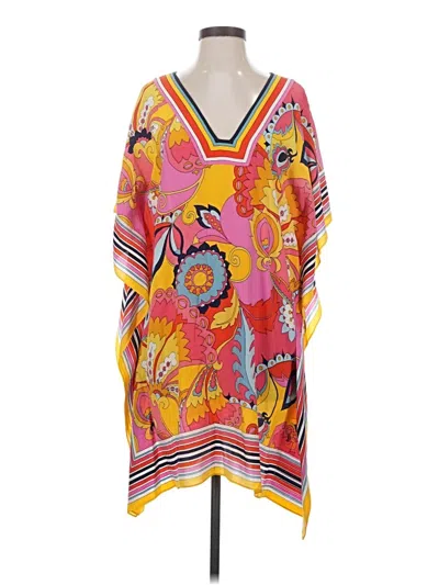 Pre-owned Trina Turk Kimono In Yellow
