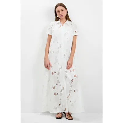 Trina Turk Kon Tiki Maxi Dress In White