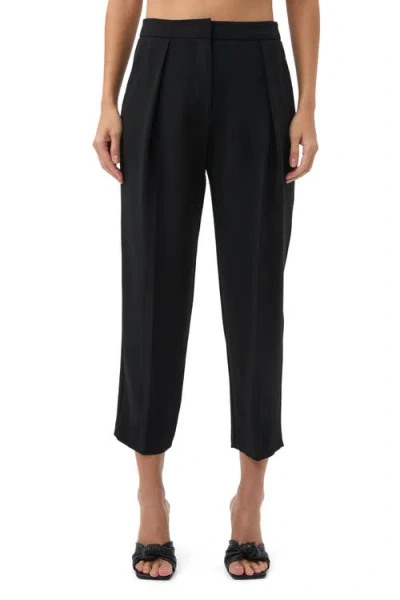 Trina Turk Larch Ankle Length Suiting Pant In Black