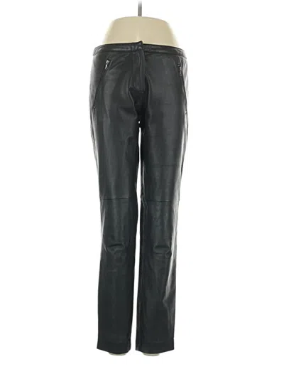 Pre-owned Trina Turk Leather Pants In Black