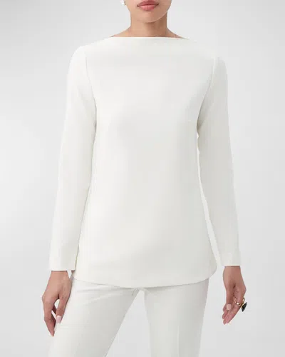 Trina Turk Legend 2 High-neck Top In Winter White