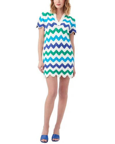 Trina Turk Lido Beach Dress In Blue