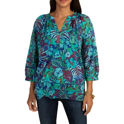 Trina Turk Light Hearted Top In Multi