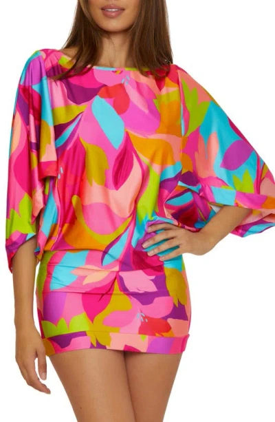 Trina Turk Lilleth Cover-up Dress In Pink Multi