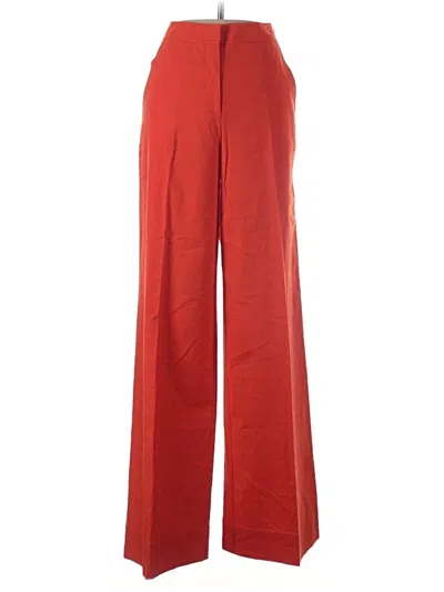 Pre-owned Trina Turk Linen Pants In Red