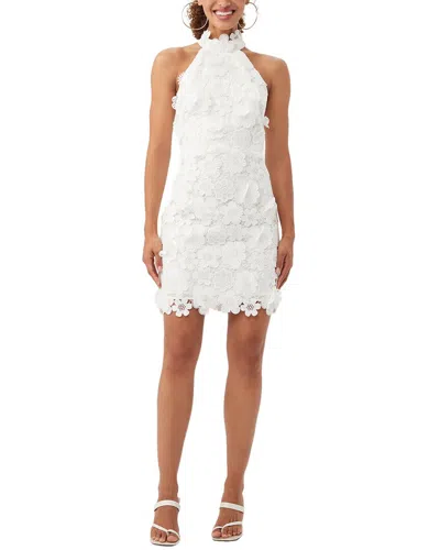 Trina Turk Liviah Mini Dress In White In Red