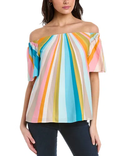 Trina Turk Loveable Top In Blue