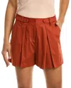 Trina Turk Luca Short In Red