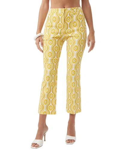 Trina Turk Lulu Pant In Yellow