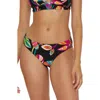 Trina Turk Luminary Reversible Hipster Bikini Bottoms In Black Multi