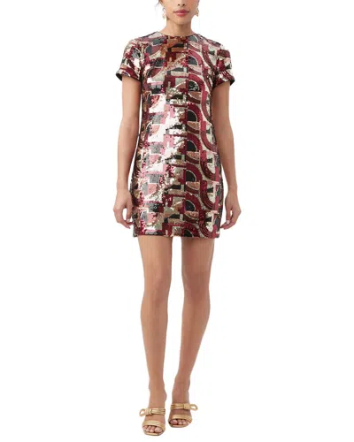 Trina Turk Lupine 2 Sequin T-shirt Dress In Multi
