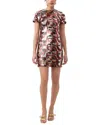 Trina Turk Lupine 2 Sequin T-shirt Dress In Multi
