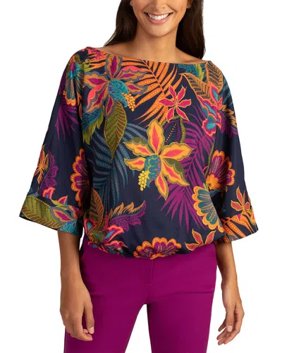 Trina Turk Lyric 2 Top In Multi Print