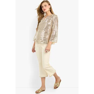 Trina Turk Mailani Top In Gold