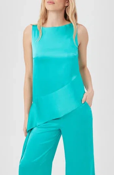 Trina Turk Makay Sleeveless Top In Blue