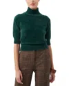 Trina Turk Mali Fuzzy Sweater In Blue