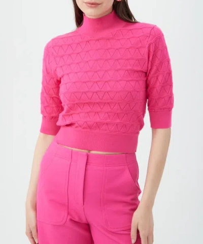 Trina Turk Mali Pullover In Petal Pink