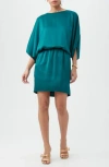 Trina Turk Manhattan Dropped Waist Dress In Green